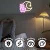 Kullneon Sakura Moon Neon Sign Star Neon Signs for Wall
