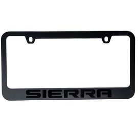 GMC Sierra Stealth Blackout License Plate Frame