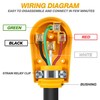 MICTUNING 125 250V 50Amp Heavy Duty RV Replacement Male Plug