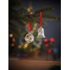Hutschenreuther Glass Bell 2024 Christmas Lights 7 cm Crystal Bell,