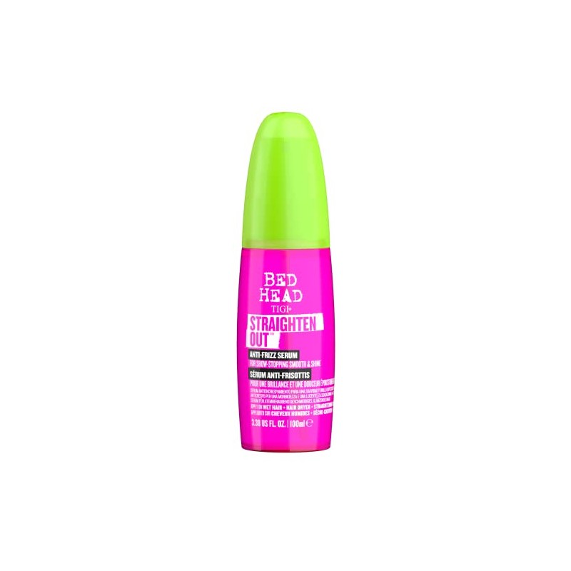 Bed Head by TIGI Straighten Out Anti-Frizz Hair Serum, Smooths,