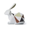 Amoy-Art Rabbit Sculptures Figures Modern Arts Decor Animal Statue Living