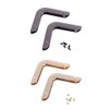 MONOJLY 2 Pcs Handbag Corner Protector Metal Corner Protector for