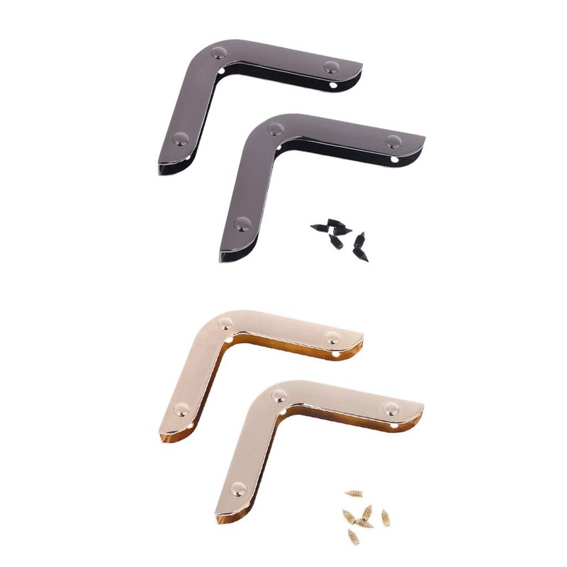MONOJLY 2 Pcs Handbag Corner Protector Metal Corner Protector for