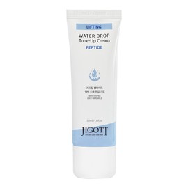 JIGOTT Crema reafirmante, gota de agua, con péptidos, niacinamida y adenosina que ilumina y humecta las pieles maduras y secas, contiene 50 ml.