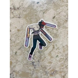 Sticker Surplus Chainsaw Man Sticker l Gloss or Holographic Laminate l Waterproof Decal - Medium - Holographic