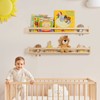 Fun Memories Nursery Book Shelves - Rustic Natural Solid Wood