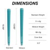 MAZEL Golf Grips Non-Slip All Weather Performance Comfort Rubber Grips