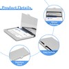 CiciIng Business Card Holder, Stainless Steel Business Card Case, Super