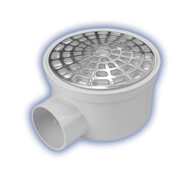 FLEXIMATIC 2271 Céspol bote compakto rejilla con cubierta de acero inoxidable