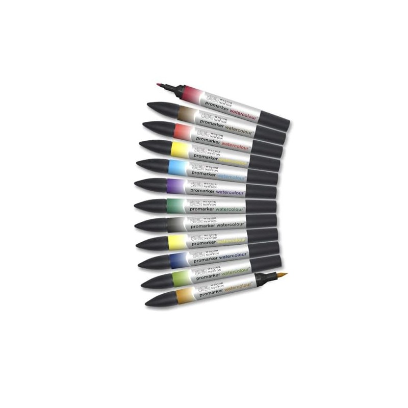 Winsor & Newton 290165 Promarker - Rotulador de acuarela, juego