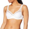 Dim Generous Minimiser Underwired Bra for Women x1, White