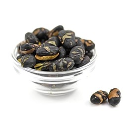 Sussex Wholefoods Roasted & Salted Black SOYA Beans 500g