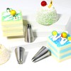 3 punte per tubazioni per torte, 1 m, 2D, 2F,