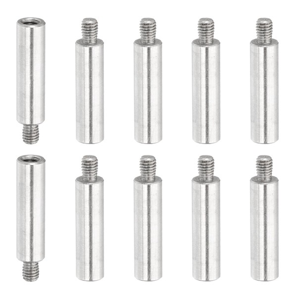 PATIKIL 10 Pcs M3x22+4mm Stainless Steel Standoff Extension Posts Screws,Metric
