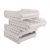 4PCS Egg Container for Refrigerator PP Stackable Shockproof Egg Drawer