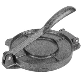 Wakects Tortilla Maker, Aluminium Alloy Tortilla Press 6.5in Pressing Tool Tortillas Press Tool Kitchen Homemade Accessories for Making Chapati Tortilla Tacos Burritos Pizza Dough Gray