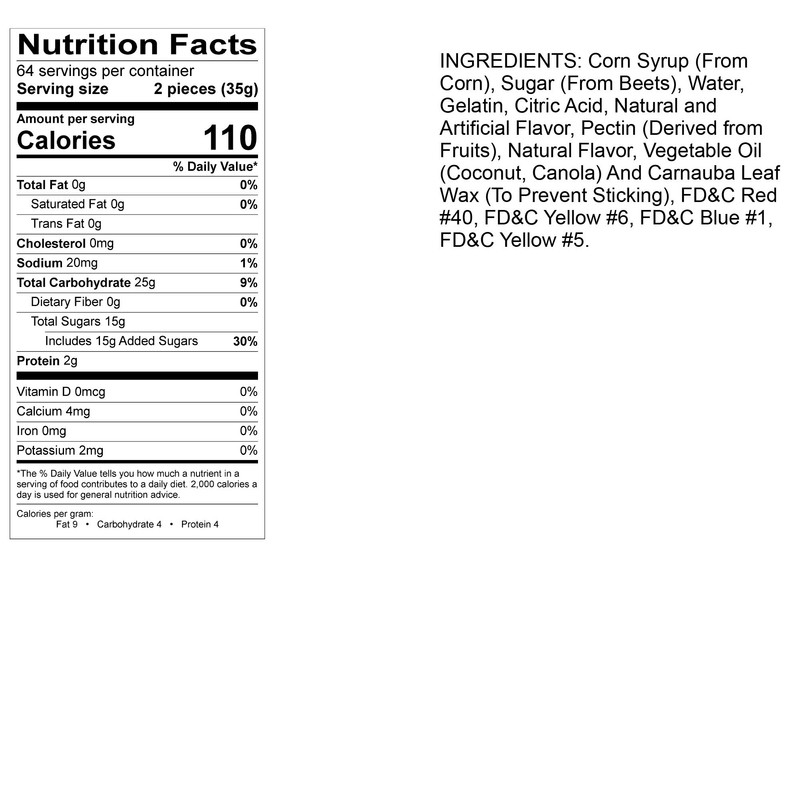 Albanese Confectionery Large Gummi Butterflies, 5 Pound Bag