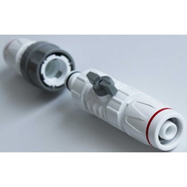 Toyox C-22 One-Touch Intermediate Fitting with Faucet for Easy Hose Replacement