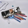 Neymar Pencil Case, Large Capacity, Multi-functional, Stylish, Leather, Leather Pen