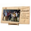 CONTRAXT Cadre Photo with Pinces en Bois. Cadeau Original Carte