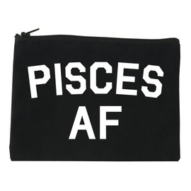 Pisces AF Astrology Sign Cosmetic Makeup Bag
