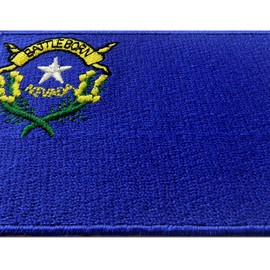 Nevada State Flag Embroidered Emblem Iron On Sew On NV Patch
