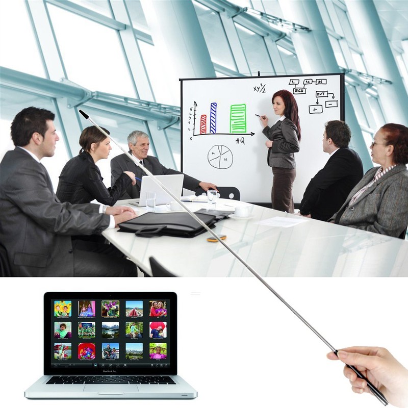 Telescopic Teachers Pointer,Teaching Pointer Stick for Classroom,Metal Hand Retractable Pointer