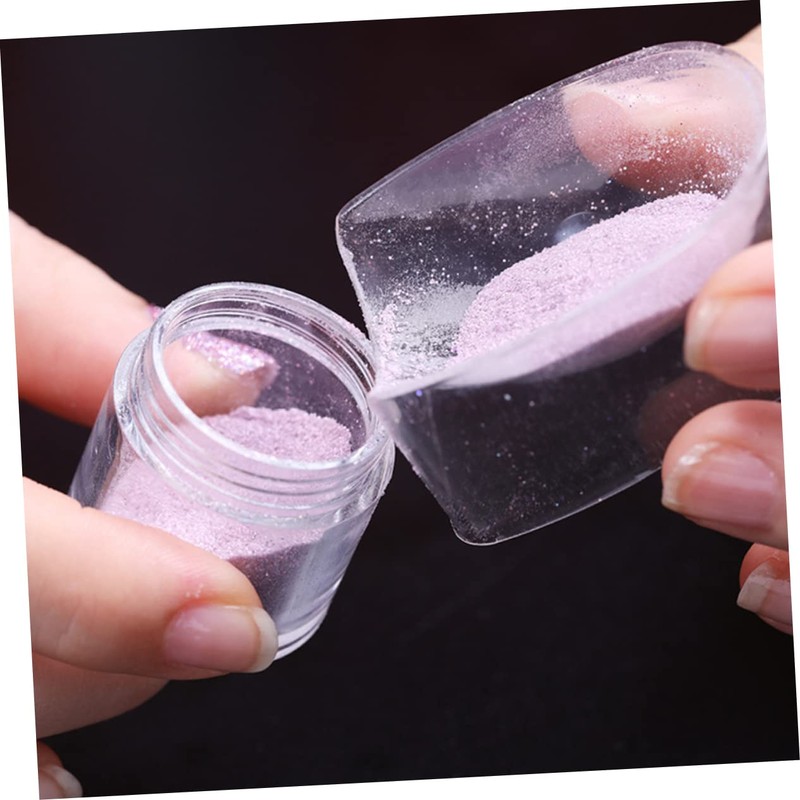 Mikinona 8pcs Nail Art Tool Dipping Nail Powder Jar French