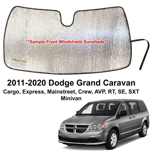 YelloPro Custom Fit Automotive Reflective Front Windshield Sunshade Accessories for