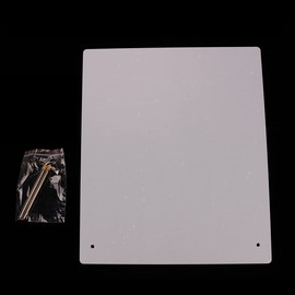 lasenersm 2 Pieces Clear Acrylic Nail Art Display Board Nail Art Showing Holder False Nail Sample Display Board Nail Tip Display Stand Nail Art Tool for Nail Salon, 5.59" x 8.26", Clear