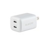 Elecom MPA-ACCP9430WH 30W Type-C 2 Port USB PD Compatible Swing