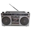 Retro Radio Flowerpot Resin Planter Decorative Vase for Home Office