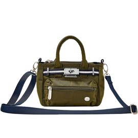 Munsing Wear MQCXJA45 Women's KH00 Mini Bag with Shoulder Bag, Everyday Use, Stylish, Travel, Golf, Khaki, KH00 (Khaki)