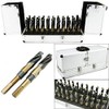 33-Piece Set Silver and Deming Drill Bit Set with ½-inch Diameter Tri-flat Shank