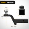 Nilight Nilight Fusion Trailer Hitch Mount with 2 Inch Trailer