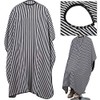 TRIXES Full Length Black White Monochrome Hairdressers Gown - Adjustable