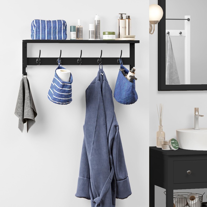 AMBIRD Coat Rack Wall Mount, 35 Inch Large Coat Hooks