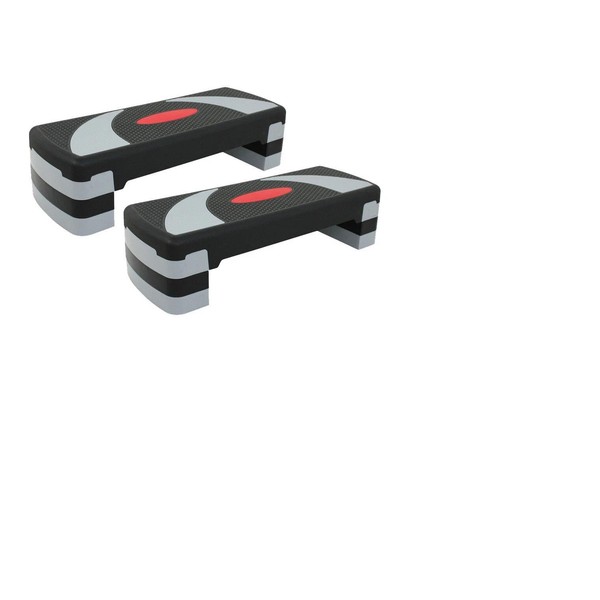 Venbytech for 2 Pack 31" Adjustable Aerobic Step Fitness Stepper