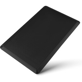 Tofficu Alfombrilla Antifatiga para Cocina y Oficina, Tapete Antideslizante Negro 44X71X1.2 CM, Cojín Acolchado para Pie, Tapete de Descanso para Estar de Pie, Alfombra Resistente y Fácil