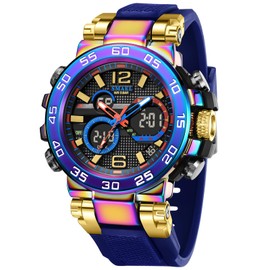 SMAEL Mens Sports Wrist Watches Analog Digital Tactical Military Watch Waterproof Watches for Men Multicolor 8106