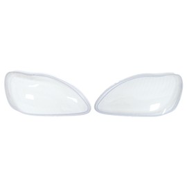 NewYall Left and Right Clear Headlight Lens Shell Cover for Mercedes S-Class W220 1998-2006