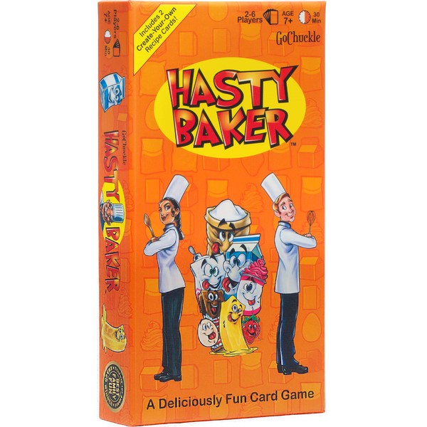 Hasty Baker Family Card Game 2-6 Players, Ages 7+, Creative Child Game 2023, 2022 Game of The Year, Autism Live Award Winner Family Fun Card Game Night for Kids and Adults