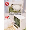 Rabbit Hay Feeder,Guinea Pig Hay Feeder，for Bunny, Guinea Pigs,Chinchillas, Anti-Waste,