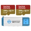 SanDisk 256GB Micro SDXC Extreme Memory Card (2 Pack) Works