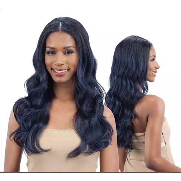 OVAL PART BODY WAVE (1B Off Black) - FreeTress Synthetic Wig