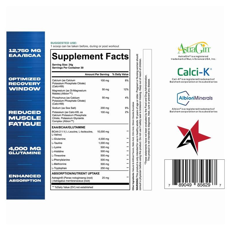 BCAA/EAA/ELECTROLYTES - Flavor: Orange Soda