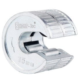 Sharp-tec 15mm Pipe Cutter, 1/2" Copper Pipe Cutter with Zinc Alloy Body, Round Pipe Slice for Cutting Copper, Brass, PVC, Aluminum