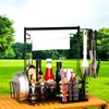 BBQ Caddy, Grill Caddy for Outdoor Grilling with Paper Towel
