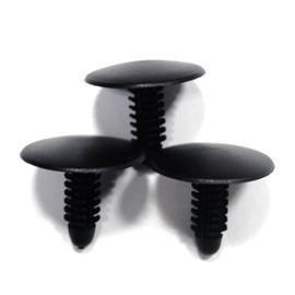 Tuqiang Push Bumper Fender Door Trim Clips Brackets Fastener Rivet Clips (Pack of 30) Black